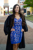 I wore this dress for my graduation photos and graduation. Fit and looked great! - Elayna D.