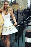 I am always skeptical when it comes to ordering online because of my thin frame, it accentuated my small size and made me feel very feminine! I wore it to my engagement party and am now 8 months later wearing it on my bachelorette party! - Casie H.