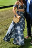So comfortable and fits perfectly! A little on the longer side but worked great with my small heel espadrilles. I wore this to a polo event and received so many compliments!! I look forward to wearing this a lot during the Summer. - Kaitlin B.