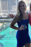 This dress is so flattering on! The fabric is thick enough where it sucks everything in, but not so thick that it makes you feel hot. The color is absolutely beautiful, and it can be dressed up or down! Definitely recommend since Spanx aren't needed underneath. - Nic S.