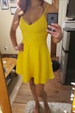 Comfy, fits great. LOVE that it has adjustable straps so you can show as much or little cleavage as you like. Works well with or without a bra! Very nice quality! - Dana G.