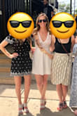 I wore this dress for my bachelorette party. It was comfortable and very pretty. I think it's a tad short for other events but it was perfect for this! - Kate G.
