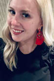 Love these and they are lightweight! I get so many compliments. They are also a true red. - Taylor K.