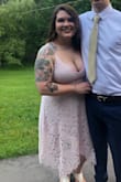 I loved the fit...it created a beautiful silhouette. I felt like it was a little revealing in the chest but still beautiful. Very happy with the dress! - Ashley K.