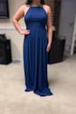 The dress fits great. The only thing is that it's super long. So if you are short you will have to get it hemmed. Other than the length everything else fits and looks great! 10/10. - Yenci R.