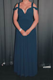 This dress is gorgeous! Exactly what it looks like in the pictures, amazing quality fabric and perfect fit. I am quite tall so I usually struggle to find clothes that have the right length, but this dress still touches the floor with my 3 inch heels. Fast (international) delivery. - Lauren C.