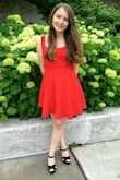 Bought this for my daughter's 8th grade graduation. We also bought a small, but decided the med was a better fit. I was nervous the material would be too heavy for a summer event, but no issue. Will also be great for future events! - Gretchen C.