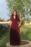 The dress did fit well; overall, it's a great dress, but it was too long (so I had it altered). Other than that, it fits true to size. - Elizabeth B.