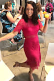I wore this dress to a wedding. It is beautiful. I ordered a size S. Should've returned for an XS but didn't have time. It was a tad loose around the hip area. Regardless- I loved the dress and received many compliments. - Danielle P.