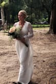 I wore this dress for our rustic wedding. I received tons of compliments. The dress is beautiful and affordable. You don't have to overspend to look amazing in this dress. - Erica C.