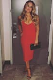 Classy, sexy, perfect color to stand out in the crowd! Also hugged the curves perfectly! One of my favorite looks. - Carissa V.