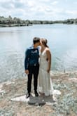I bought this for my small wedding that I had on the lake and it was stunning. I received so many compliments on the dress and I was so happy with it!! - Tatjana K.