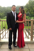 I wore this beautiful red dress to a black tie wedding & received so many compliments. The material is great & it fits true to size. The cut of the dress is simply stunning. - Stephanie M.