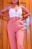 These pants are so comfortable! I love the fabric and the color! I just wore them to brunch and they were fabulous! They look great with pretty much any color which is fantastic. - Emily R.