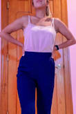 This tank is fantastic! I wore this to a causal brunch and an interview (with a blazer on top.) I love the color; it looks great with any color! Plus, this tank comes in so many colors so you can't go wrong! In addition, the lace top is cute and classy. I will probably wear this all summer! - Emily R.