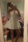 Super cute but a little too short and difficult to get on with no zipper - Kaitlin H.