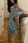 The print is a lot in person and the zipper gets stuck way too easily. However, it's flattering and unique and very quaint. I'm gonna keep it! (It's final sale so I have to!) - Julianne S.