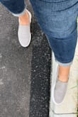 I was skeptical at first to order this type of style, but I fell in love with them and decides to give them a try! I'm beyond pleased and will order them in black and cheetah print (I got the grey and white!) and the heart on the back is such a cute touch!
Thanks Lulus for such a quality, comfortable and affordable sneakers! You won me over forever! - Alicia A.