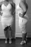 I ordered this dress for my bachelorette party and I loved it! I wanted something tight fitted and not too short and this worked out perfectly. My only complaint was that the top half was a little less snug than the rest but that also varies on chest sizes. If your chest doesn't fill it in completely, and you bend forward, the top bunches up a bit and opens on the side because it is not fully sewed so you can unfortunately see right through. Luckily, I wore a sash that night to cover that part. There's only one center stitch on the top that overlaps. However, even with that little issue, overall, I'm happy with this purchase! - Brenda C.