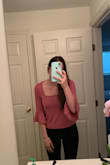 Very cute. You can dress up or down with it! Really soft material. - Ana