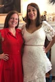 It did the trick for my wedding shower. I was in between sizes, so the large was a little big in the back, but I think the medium would have been too small. I received a ton of compliments, and I would wear again, but I'd probably get it tailored. - VERONICA G.