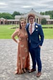 Wore this dress for a June wedding and it was perfect!- The only thing is it was a little long, I had to wear high wedges and even still the dress dragged on the floor a bit. I love the wrap style so you can adjust it to fit your body exactly- I had to safety pin the top so it wasn't as revealing for a family wedding. Overall loved it. - Meghan P.