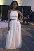 I have a small waist but wide hips and ordered a medium. I wish you could adjust the top and bottom size because I could have done a small in the top. The drawstring in the back allows you to tighten though so that was helpful! - Shanita B.