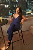 Wore it on July 4th at a bar in Atlanta. So comfortable. One of my favorite of many jumpsuits I own. - Nira M.
