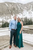 I ordered a few dresses for a wedding in Colorado and I ended up going with this one. I'm so glad I did, it was perfect and I received so many compliments! I wore a small and the fit and length was great (with 4 inch heels). The color is absolutely beautiful too, I highly recommend this dress! - Megan D.