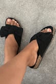 These sandals are super cute and definitely comfy! Love love love. Can't wait to buy another pair. - Yaneira G.