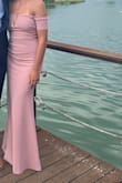 This dress is everything. I can't wait to wear at my best friends wedding! I have a very hard time finding dresses long enough however this fit perfectly. Couldn't be happier with the fit/quality/color! - Monica L.