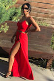 I was so exhausted looking for something white for every event. Red is my favorite color and this was the perfect stand out piece. I received so many compliments. - Stephanie L.