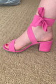 I ordered these shoes for my sorority recruitment, but I love them so much I plan on wearing them to the theatre and an upcoming wedding! Super comfy, very supportive. It shoes stay tightly tied and I haven't had any problems with my foot slipping! Highly recommend! I've gotten so many compliments! - Mckenzie K.