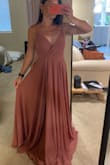 Super cute color. Nice fit. Way better than the last dress I ordered. The only issue is that this dress is suuuuper long. They need to create an option where you can choose the length of the dress, because now I have to get it tailored. - Lauran C.