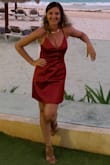 Loved, the piece is shine and fit perfect. It is a nice piece to have a use with any clothes. - Ariane R.