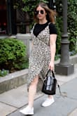 So glad I purchased in black: it looks so luxe. Can wear with basically everything in my closet with or without the strap so it's super versatile; shoulder bag or top handle. - Maria F.