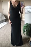 I had to exchange the small I originally bought with an XS and I wish this dress had a slit to show a little more leg/heels. But overall I love and am excited to wear this dress to a wedding I'm in. - Kaitlyn V.