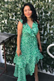 The dress fit me so well, it was super comfortable, however, the top was a bit small. I chose not to change its size because the bottom would look big. I managed to make it work by using a safety pins to show less cleavage. I received so many compliments and I adored the color!!!!! I felt great. - Maria F.