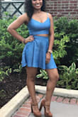 Perfect for any occasion. Can be dressed up or down! It does wrinkle quite easily though. - Frenecia K.