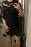 I am really short so finding a dress that is not too long but not too short is hard to come by! This is what checked that box and I really wanted a dress with some sort of sleeve and this was perfect! - Sarah C.