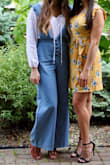I ordered this for a desert photo shoot, but ended up not wearing it until recently. It is super cute and unique. The legs wrinkle up easily from sitting down which is a bummer, but in the end I was in love with my outfit. I paired the overalls with a eyelet long sleeve & an orange felt from Lulus and felt like a model! - Lily H.