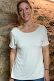 Wish there were more colors. I did wear silicone covers in place of a bra in case I got cold. Love this shirt and love Lulus!!! - Mary C.