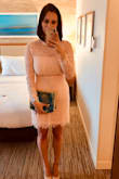Ordered the Small based on prior reviews and it fit perfectly. Sleeves were slightly long but no big deal. Length was just right. I'm a size 6 or 8 dress size depending on style and weight fluctuation. Def recommend and would likely buy in another color. - Virginia S.