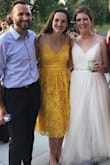 This dress was so perfect for a summer wedding! It fit perfectly and the straps were adjustable, so it can fit different bra sizes. The skirt is loose and flowy and comfortable, which was great for eating, dancing, and moving all around! Plus the dress has pockets which is always a plus! Only complaint is that the zipper was a little tricky at first, but it loosened after a couple of tries. Love this dress! - Katie O.