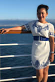 This dress is super light and comfortable. I wore it during our cruise trip and went dancing with it. The band singer complimented my dress! - Aileen S.