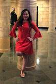 This dress is super comfy, i love the flare style in the sleeves, so cute! - Aileen S.