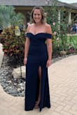 I could not get over how flattering this dress was. I was worried about not fitting into it with all the eating and drinking I was doing leading up to my cousins wedding with the other festivities but the material is nice and thick and stretchy that it does a great job at sucking it all in! Highly recommended! As far as sizing, I know with Lulus dresses that have a stretch to them I can do S, but otherwise I'm a M in other less stretchy dresses. - Alyssa B.