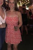 I really like this dress! For a small, it was shorter than I thought it would be, but it fit perfectly so I didn't want to size up to get a longer dress. The open back with tie strings is an awesome touch, it's easy to put on yourself and it gives it a very fun/flirty feel! The material is GREAT. - Ashlynn M.