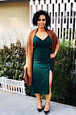 Such a beautiful and sexy dress. It might get a bit tight around the breast area if you are busty like me, for that reason I recommend to go a size up, it got a bit loose on the stomach area but still pretty. - Selamawit