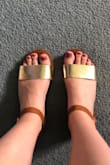 I am in love with these sandals! They fit true to size, are super comfortable and match almost anything! - Faith B.